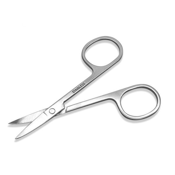2019 Stainless Steel Tip Eyebrow Scissors Nose Hair Eyebrow