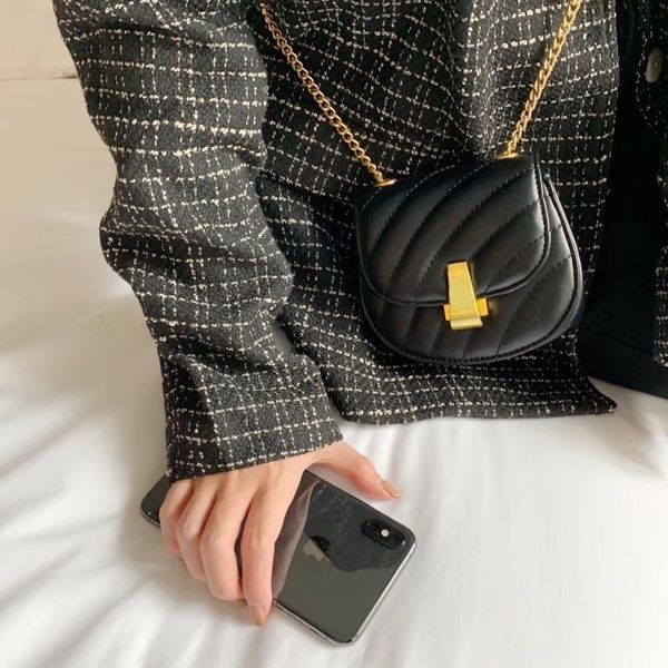 

shoulder bags 2021 bag women's casual fashion korean chain lock messenger