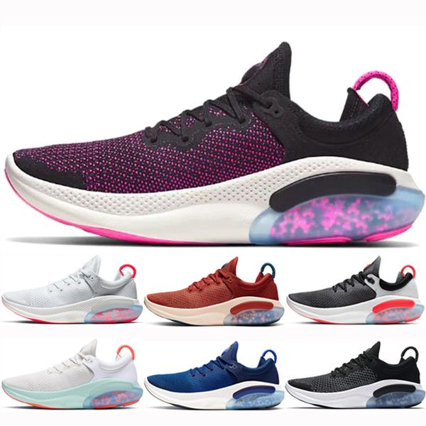 

men women joyride running shoes purple platinum tint grey pink core black racer blue university red oreo trainer athletic sports sneaker
