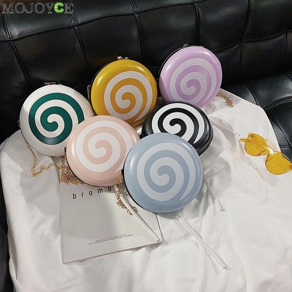 

women lolly candy shoulder sling bag summer female small leather messenger pouch mini chain decorative crossbody satchel bags