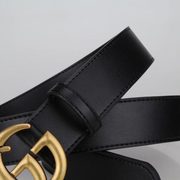 

Vintage leather letter buckle mens designer belts fashion smooth buckle gold silver belts for men new 5 colors men belts
