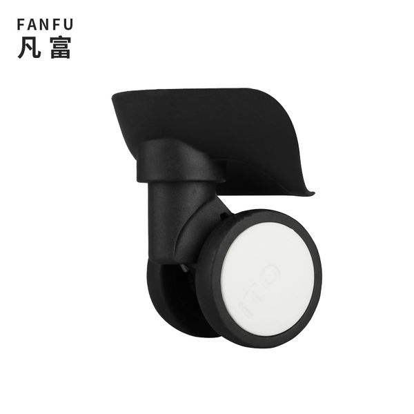 

luggage wheels 360 luggage rolling wheel accessories trolley universal for suitcase repair casters damping casters, Black