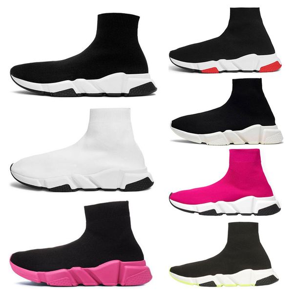 

classic men women casual shoes sock shoes black white red glitter pink mens trainers runner size 36-45
