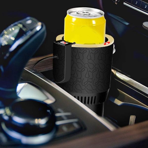 

portable smart cup holder 12v plug car cup cooler/warmer auto electric drink holder cooling beverage cans and heating coffee