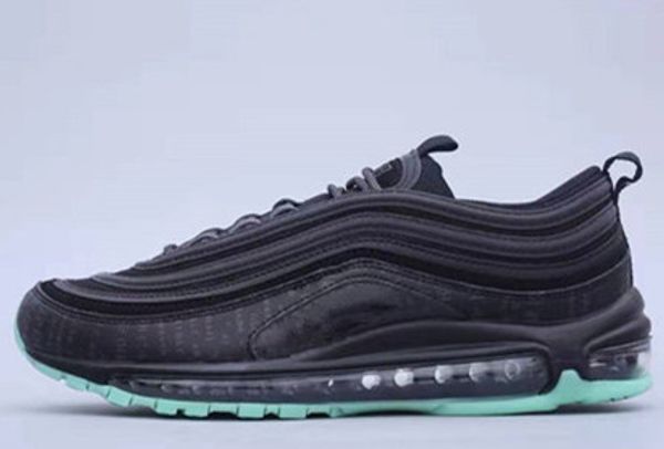 

2019 new 97 premium green glow men women shoes,size:36-45, Black