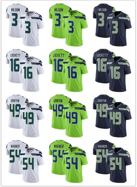 

Men women youth eattle eahawk 13 jer ey 3 ru ell wil on 54 bobby wagner 49 haquem griffin 16 tyler lockett football jer ey ru h navy, Black;red