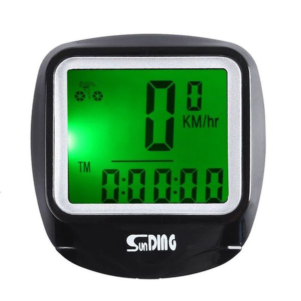 

new sunding sd-568ae bike computer outdoor multifunction water resistant cycling odometer speedometer with lcd backlight
