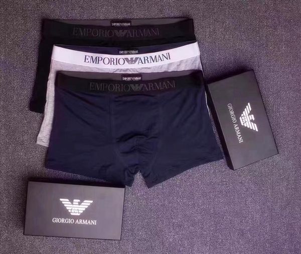 

бренд боксеры хлопок дышащие роскошные боксеры шорты трусы плотно талия трусы мужские боксеры дизайнер мужские нижнее белье письмо ea4169, Black;white