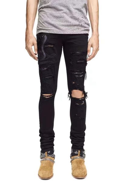

mens designer jeans hip hop cargo trousers mens designer pants casual fitness leggings harem pant mens jeans, Blue