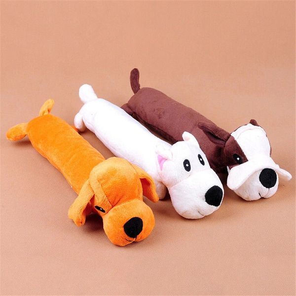 

pet dog cat toys new plush squeaker soft chew sound squeaky puppy play fetch training toys
