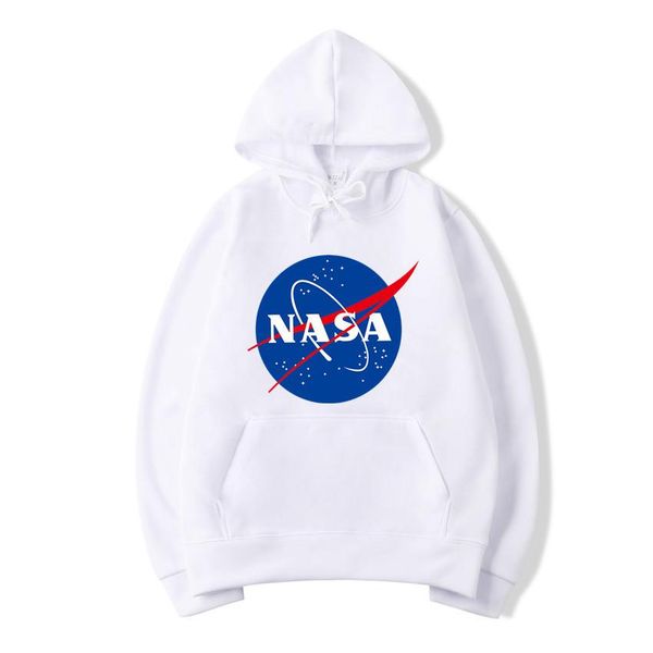 

2019 autumn and winter new tide brand explosion models nasa series letter head hooded sweater 8color s-2xl, Black