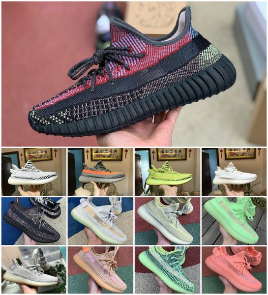 

2019 original static clay sports shoes belgua 2.0 semi frozen yellow men women trainer 3m yecheil reflective inertia true form sneaker, Black