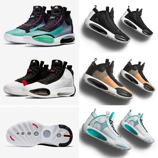

jumpman xxxiv 34 blue void basketball shoes 34s zoom eclipse bred amber rise pe green glow metallic silver mens sports sneakers