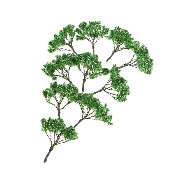 

10 pieces 6.5cm miniature tree models for micro landscape simulation wargame scene layout accessories