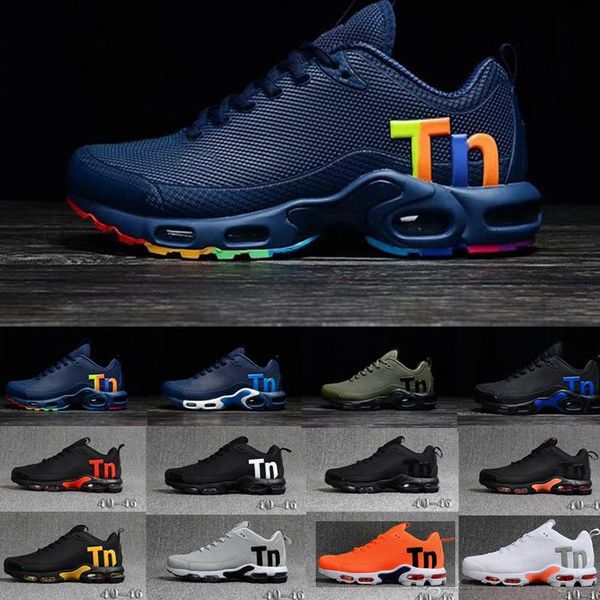 

mercurial tn plus mens shoes 2019 for men casual air cushion trainers sports athletic sneakers outdoor hiking jogging sneakers bb, Black