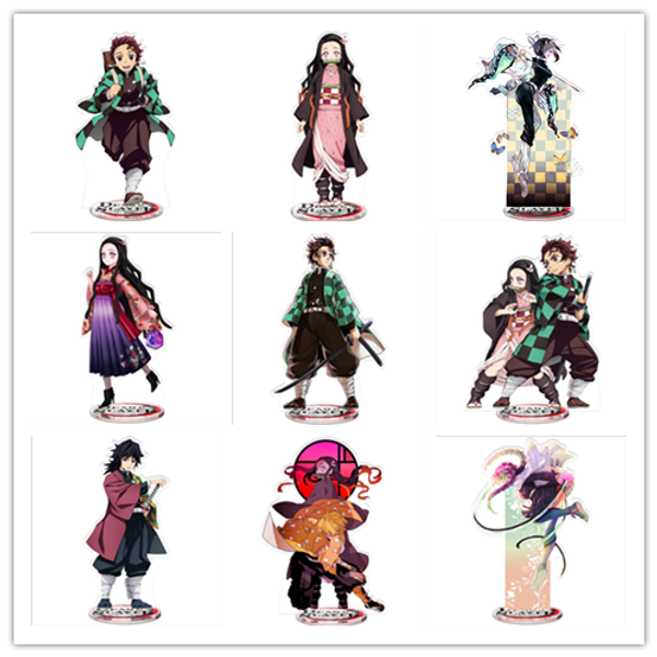 

не ivyye kimetsu нет yaiba мода аниме акриловые брелки мультфильм брелок брелок подвеска игрушки keyholder унисекс подарки new, Silver