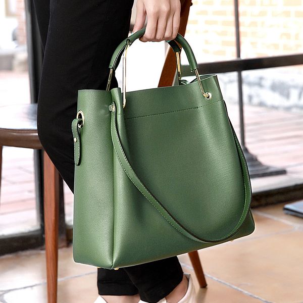 

new hand-held minimalist bucket bag stylish slash large bag shoulder
