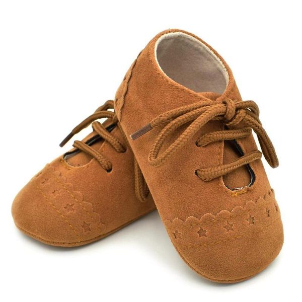 

yauamdb baby casual shoes autumn spring size 11-13 suede boys girls kid lace up cotton shoes solid soft bottom footwear y16, Black