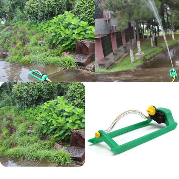 

16 holes garden sprinklers oscillating plastic aluminum tube lawn sprinkler garden watering uyt shop