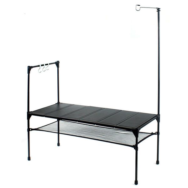 

outdoor folding table ultra-light camping stand barbecue table self-portable combination splice picnic