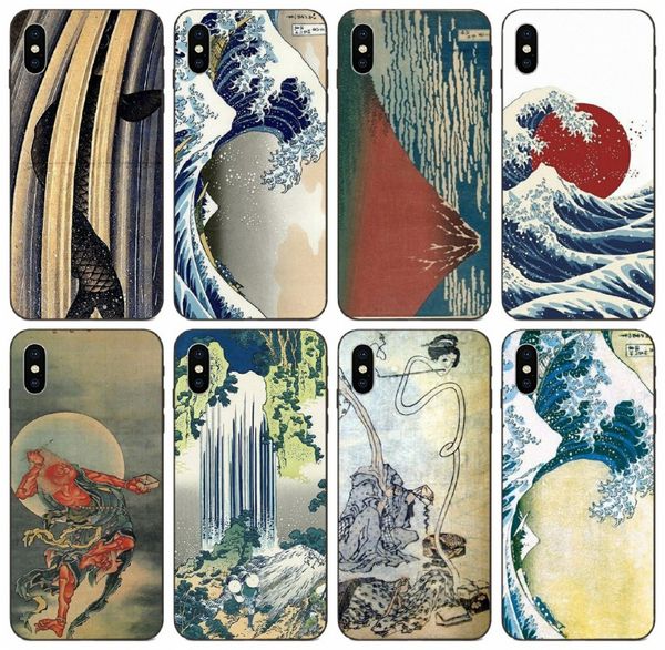 

tongtrade] ukiyoe the great wave case for apple iphone 11 pro xs max 8s 7s 6s samsung a30s a40s a50s huawei p20 p30 pro lg k8 case