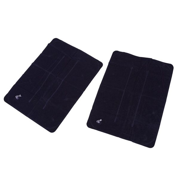 

2x inflatable pillow travel air cushion camping beach car plane head rest