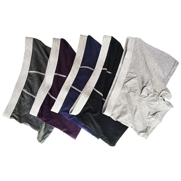 

4 шт. / лот нижнее белье мужчины хлопок трусы мужской чистый мужские трусики шорты нижнее белье шорты хлопок боксеры твердые u выпуклые, Black;white