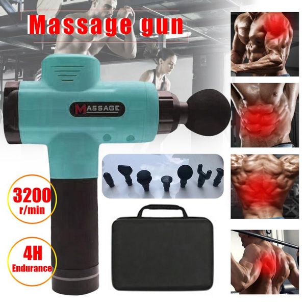 

deep massager gun myofascial hypervolt instrument mute touch screen fascia gun massage gun electric warp film impact relax