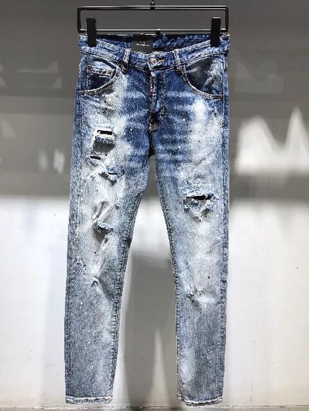 

mens designer pants new style casual skinny sweatpants mens designer jeans drop crotch jogging pants mens jeans #1085, Blue