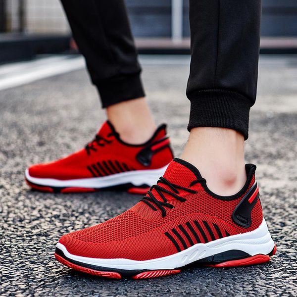 

summer red sports shoes trainers men running shoes sport sneakers for men jogging shoe mesh gym training footwear race a-365