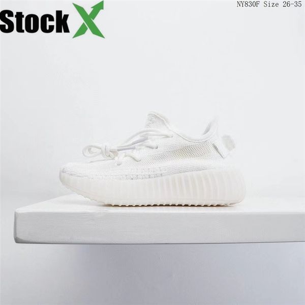 

designer kids 35o shoes beluga 2.0 white kanye west sneakers stylish zebra bred black grey orange girl boy baby kids running shoes#729