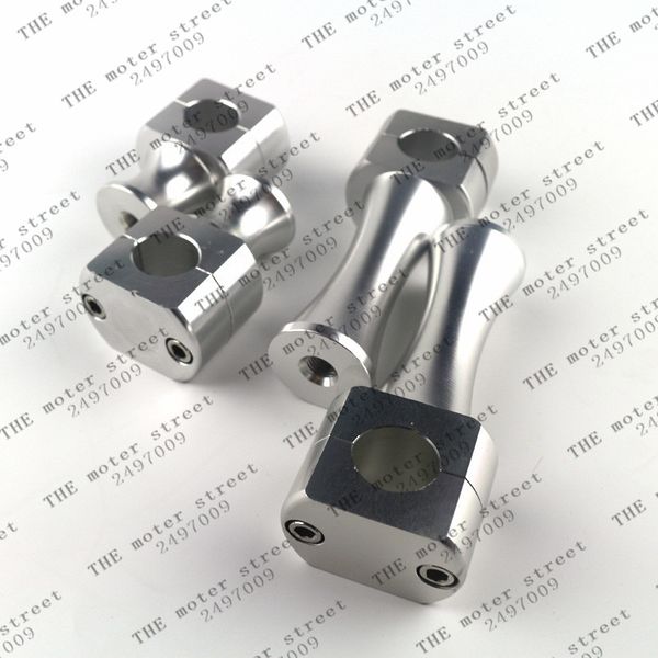 

cnc 22mm aluminum alloy clamps 7/8" handlebar mounts riser clamp for dax monkey bike motorcycle atv parts 10cm height