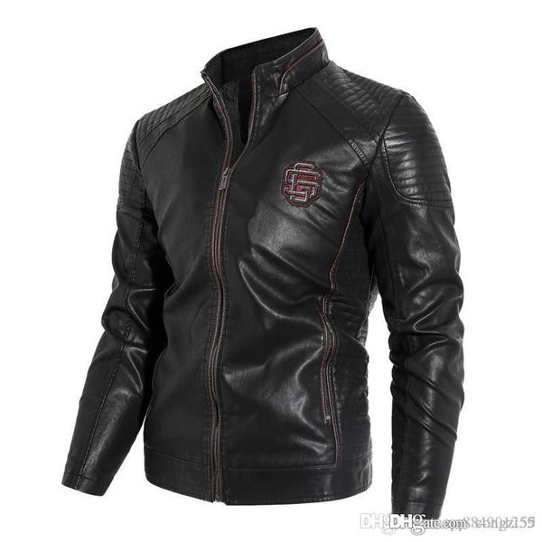 

19ss мђжка мода кожана кђѬка вена оен новй бѬианкий ил мђжка кожана, Black