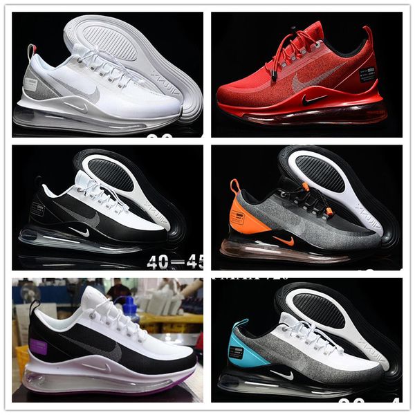 

nb pnike air nb pmax 720 run utility running hoe man women port ba ketball hoe max outdoor walking air 720c neaker ize 36 45, Black;white