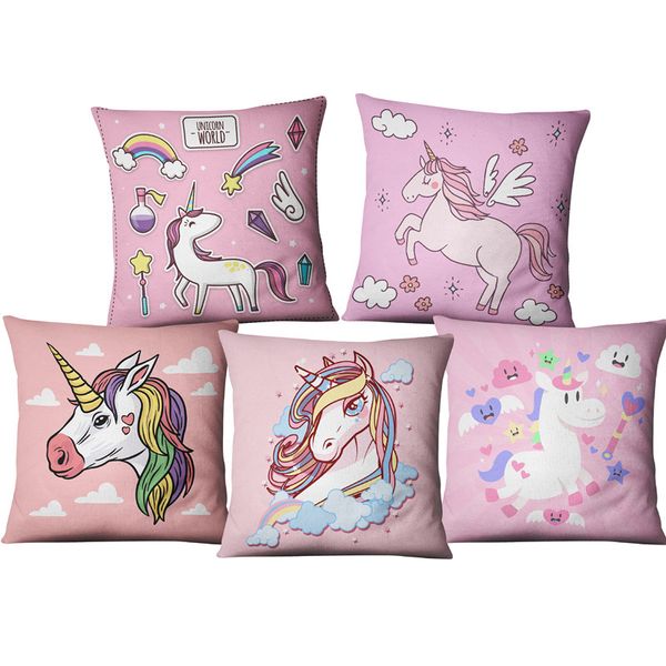 

fopcc 45x45cm unicorn наволочка diy unicorn украшения партии белье подушка unicorn день рождения для вечеринок