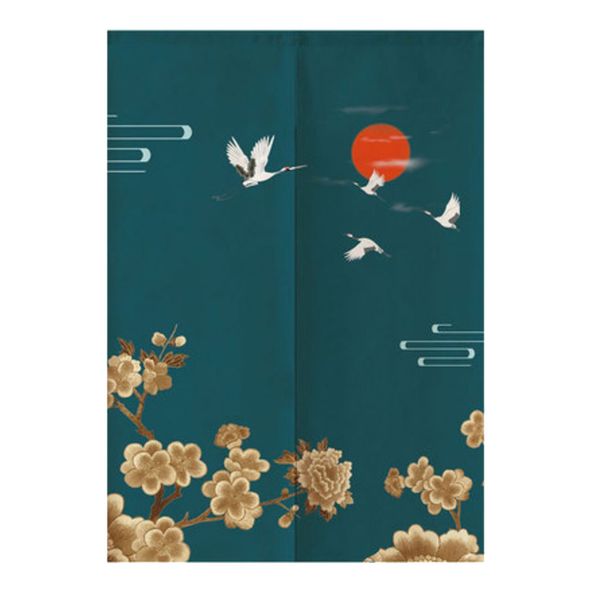 

noren tapestry room divider chinese fengshui curtain split design 33x35inch