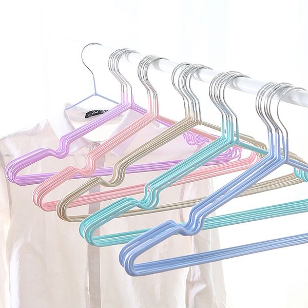

2809 metal hanger wet and dry dual purpose clothes hanger sub-lengthen rough hanging brace clothes rack sleeves other laundry products