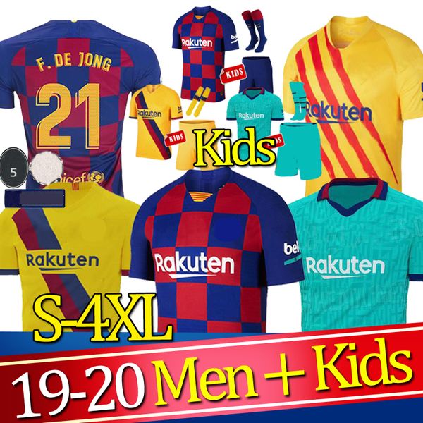 

19 20 me i occer jer ey barcelona 2019 2020 cami eta de futbol coutinho football hirt uarezcami a de futebol dembele maillot de foot, Black;yellow