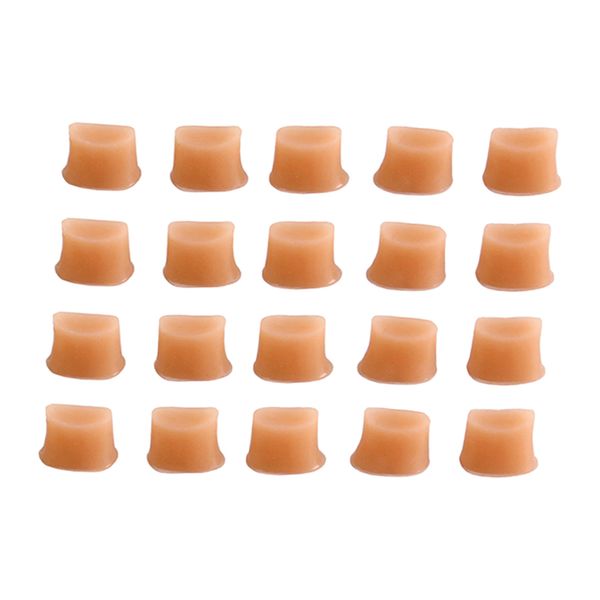 

20 pieces flute silicone pads diy replacement accessory parts small size