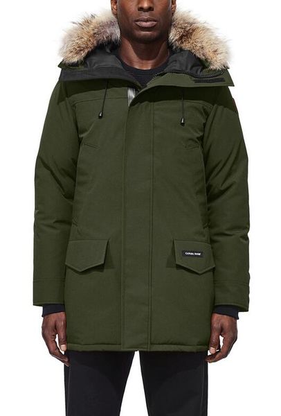 

Canadian down jacket men women homme winter ja en hooded fourrure manteau coat hiver doudoune brand canada wolf fur, Blue;gray