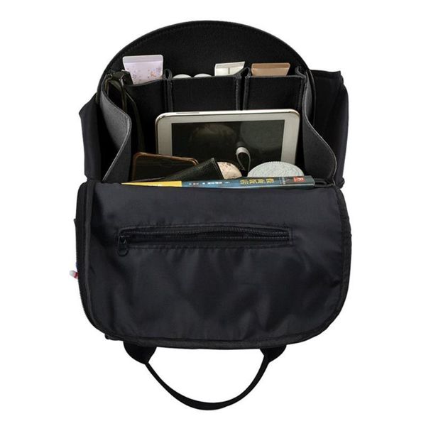 

useful cosmetic bag women insert travel organizer bag in for make up case ladies girls felt makeup organizer wash