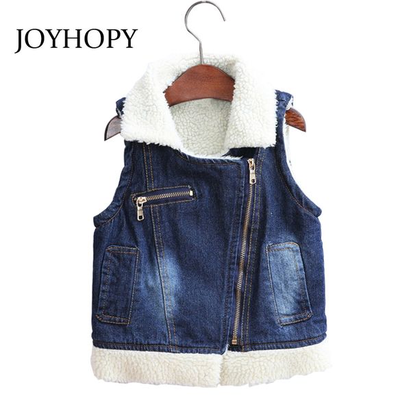 

дети теплый жилет дети хлопка мягкий сгущаться жилет детский outwears жилет boygirl джинсовые куртки детская одежда детская одежда, Blue
