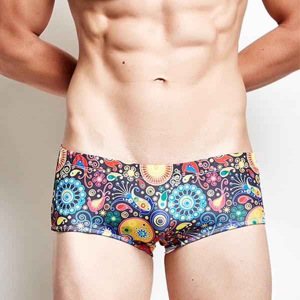 

2020 men's swimwear men swimming trunks men boxers beach shorts trunks male brand sports suit bikini swimsuit