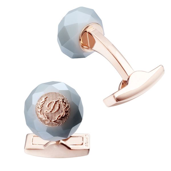 

hawson luxury letter d cufflinks 6 colors options stone cuff links rose gold color mens fashion jewelry gifts for ceremony, Silver;golden