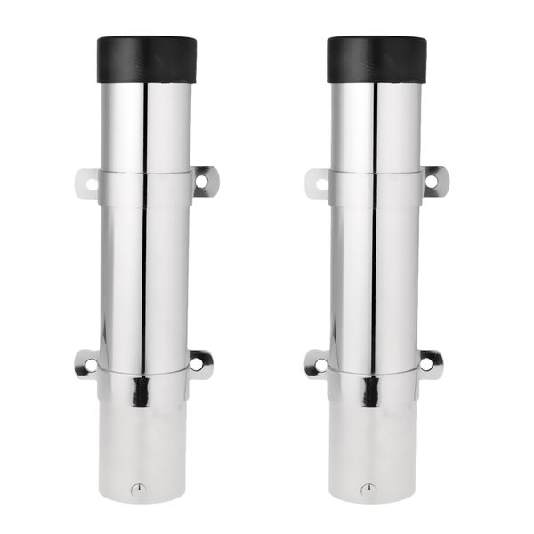 

2pcs boat fishing rod holder rests with stainless steel side mount brackets