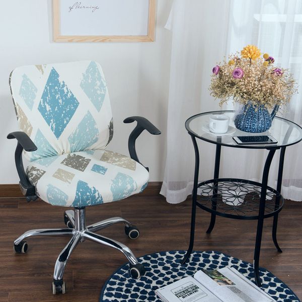

spandex office chair cover printed office home computer chair cover modern elastic stretch armchair seat covers slipcovers