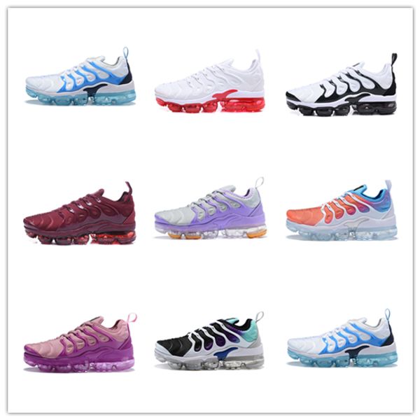 

2019 tn plus women running shoes white pink purple girl grape womens female sports outdoor trainers sneakers eur size 36-39