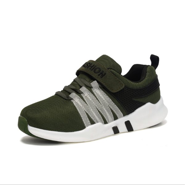

kids sneakers breathable children casual sport shoes lightweight anti-slip sneakers flying woven mesh children's running shoe, Black