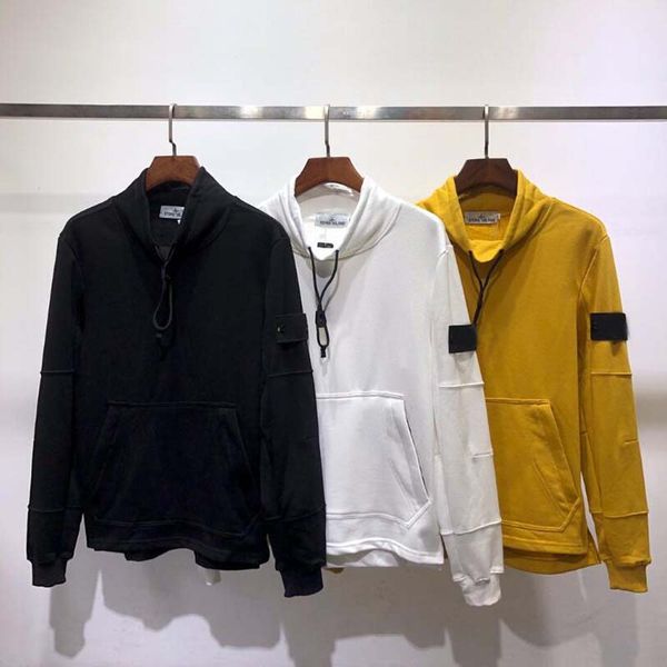 

Fa hion de igner tone men hoodie ca ual olid color turtleneck draw tring men weat hirt novelty pullover new male clothe