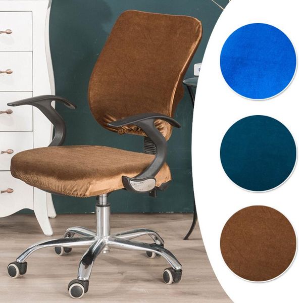 

universal elastic split office computer swivel chair cover slipcover non-slip easy to clean